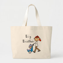 Big Brother with Little Brother Tshirts and Gifts Tote Bags
