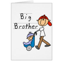 Big Brother with Little Brother Tshirts and Gifts Greeting Cards