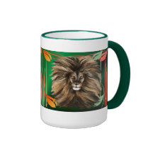 Big Cat and Colorful Jungle mug