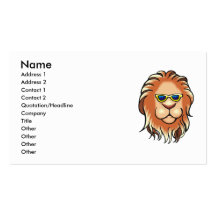 Big Cat Business Card Templates