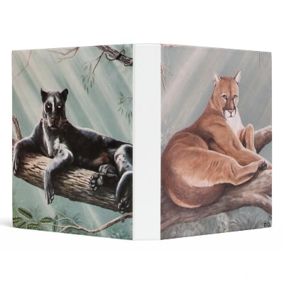 Big Cats Vinyl Binders by DiDi_Higginbotham