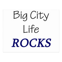 Big City Life Rocks Post Cards