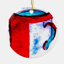 big coffee cup christmas ornament