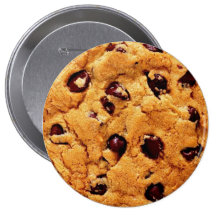 big cookie pinback button