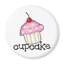 Big Cupcake Magnets
