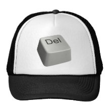 Big delete key hat