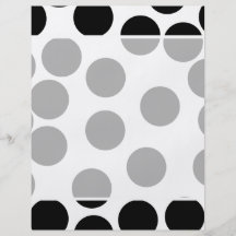 Big Dots. Black and White Pattern. Flyers