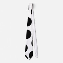 Big Dots. Black and White Pattern. Neckties