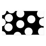 Big Dots in Black and White. Business Card Templates