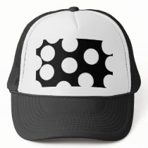 Big Dots in Black and White. Hat