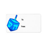 Big Dreidel Gift Label