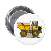 Big Dump Truck Button Pin