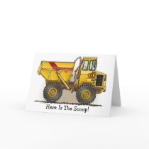 Big Dump Truck Note Card