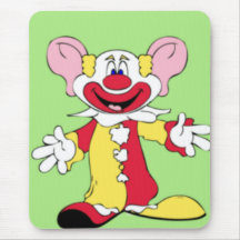 Big Ears Clown Mouse Pads