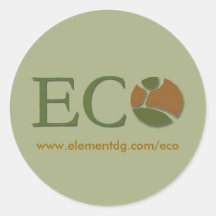 big eco sitcker - Customized Stickers