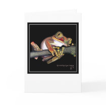Big-Eyed African Tree Frog Card