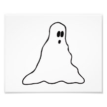 Big eyed blobby ghost graphic photo