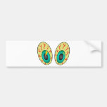big eyes cartoon graphic bumper stickers