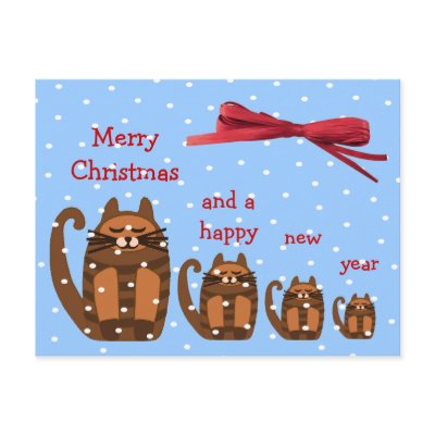 big fat cat rufus xmas snow by anacletocold