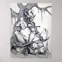 "BIG FAT DEVIL FIDDLIN" PRINT