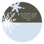 Big Flakes Mailing Label Stickers