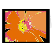 Big Flower Greeting Card