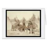 Big Foot Miniconjou Indian Camp SD 1891 Greeting Card