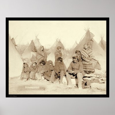 Big Foot Miniconjou Indian Camp SD 1891 Posters by lc_grabill