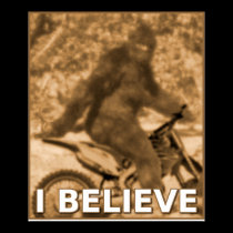 Big Foot Motocross Dirt Bike Sasquatch Funny Poste posters