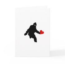 BIG FOOT VALENTINE GREETING CARDS