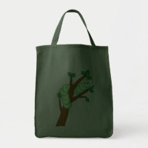 Big Fuzzy Caterpillar Canvas Bags