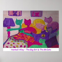 Big Girl & M-Cats, Hairball Alley - The Big Gir... Poster