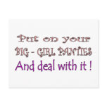 Big Girl Panties Postcards