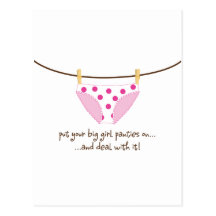 big girl post cards