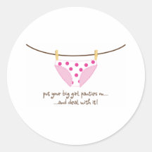 big girl sticker