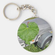 Big Green Leafy Texture Key Chains