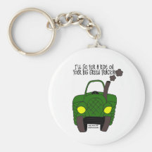 Big Green Tractor Key Chain
