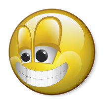 BIG GRIN SMILEY FACE