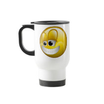 BIG GRIN SMILEY FACE COFFEE MUG