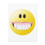 Big Gums Smiley Face postcards