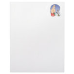 big guy vs little guy funny boxing cartoon letterhead
