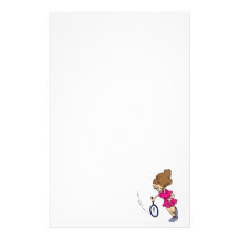 Big hair swing customized stationery