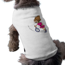 Big hair swing dog shirt