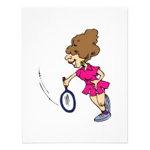 Big hair swing personalized announcements