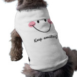 Big happy smile - Keep smiling! dog tee pet clothing