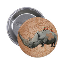 Big Headed Rhino Buttons