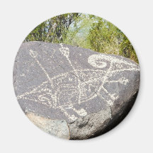 Big horn sheep petroglyph fridge magnets