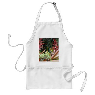 Big Island of Hawaii Botanical Gardens Apron by Zerobelow