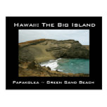 Big Island of Hawaii Green Sands Beach Postcard