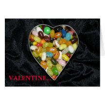 Big Jelly Bean Heart Cards